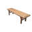Vintage 84" Long Elm Bench