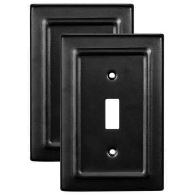 Architectural 1-Gang Toggle Light Switch Standard Wall Plate