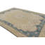Rug & Kilim’S Aubusson Style Rug In Blue And Cream With Floral Medallion