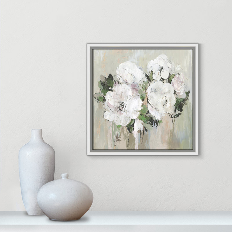 Éternité en une heure - reproduction d'art, Toile blanche encadrée, H 13,5 po x l 13,5 po x P 2 po