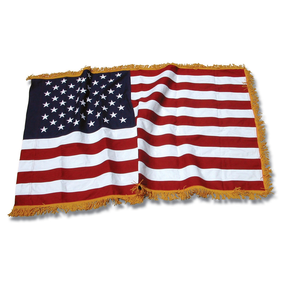 Double Sided 36'' H x 60'' W Nylon Flag Set Trinx