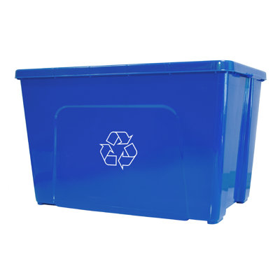 Casier de recyclage ouvert 14 gallons planet friendly