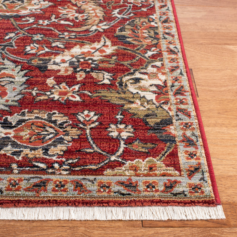 Tapis oriental rouge / ivoire Berndt, Rectangle 4 pi x 6 pi