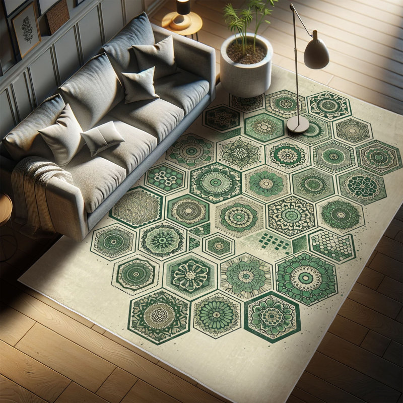 Rectangle 152 cm x 76 cm Area Rug