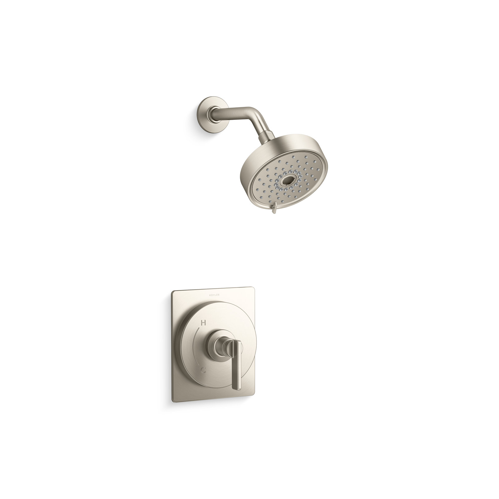 Castia by Studio McGee Rite-Temp Shower Trim Kit 2.5 GPM, Brushed Nickel