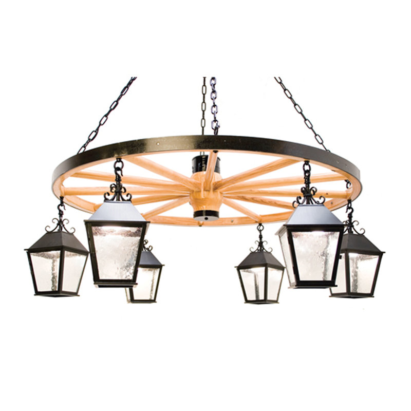 Rustic Lodge 6 - Light Chandelier