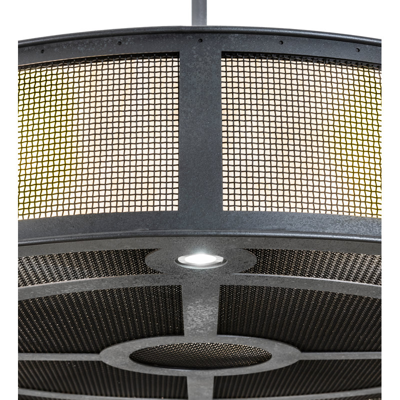 Telluride 8 - Light Dimmable Drum Chandelier