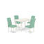 Ensemble de table de salle à manger rectangulaire en bois massif avec plateau papillon-106903406-122934846-122934848