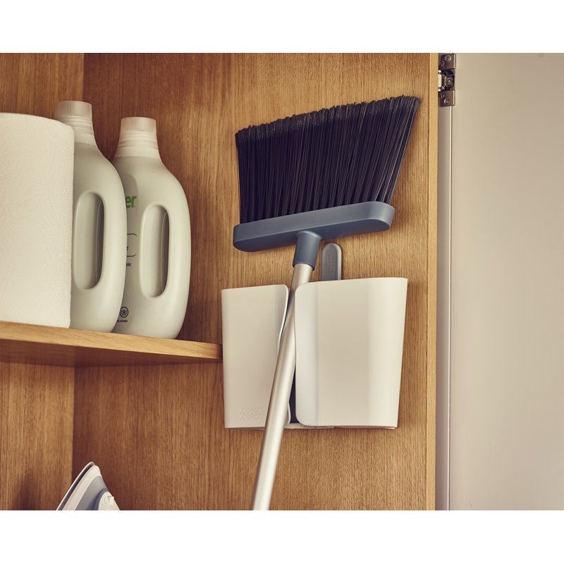 Joseph Joseph CleanStore Wall-mounted Broom with Dust-Shield Storage