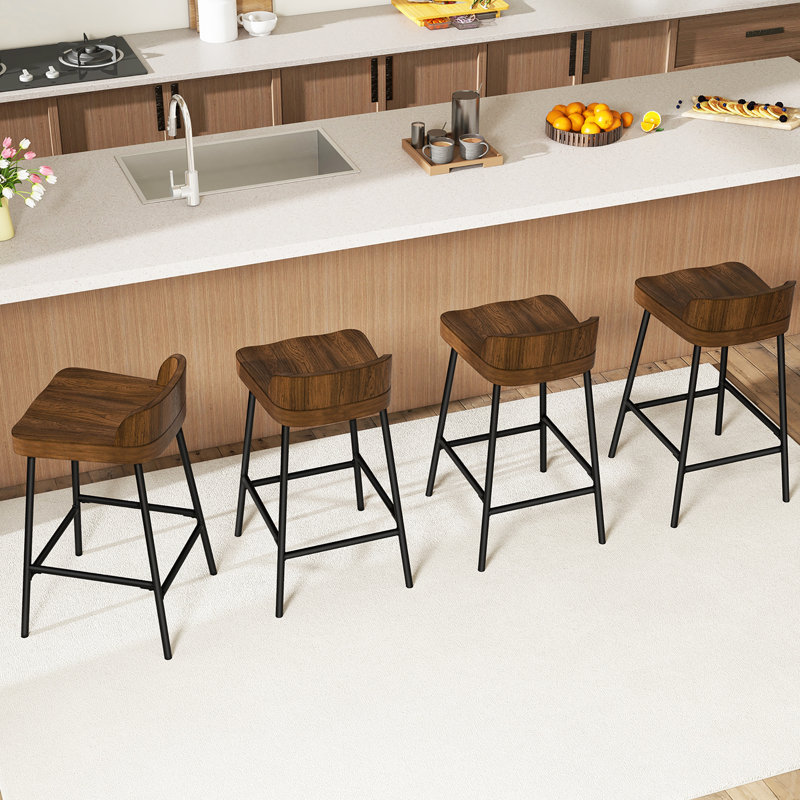 Tabouret de bar 2 pièces Mizell, 2