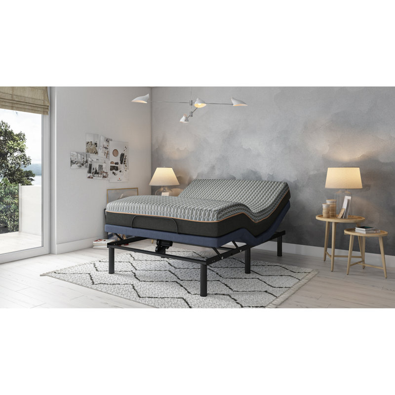 Full Adjustable Os2 Bed Base - Head And Foot Adjustment, Programmable Position, Soothing Rest Position Alterations, Wireless Remote