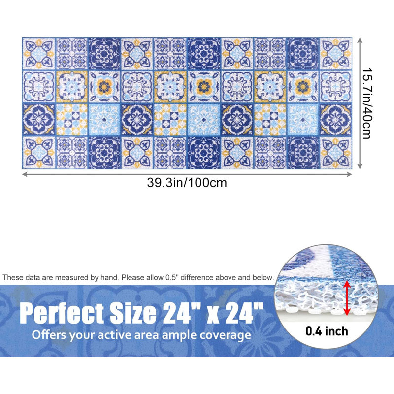 Tapis pour salle de bain 16 po x 39 po