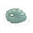Earthenware Decorative Vase - Ceramic Sculptural Accent, Modern Tabletop Decor For Home, Office, Bedroom, Or Living Room - 11" Green