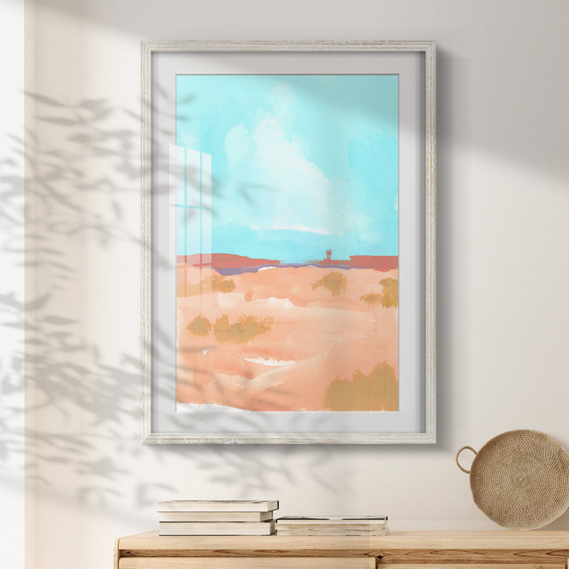 Villu - Toile tendue avec châssis, H 28,5 po x l 20,5 po, Blanc