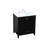 Irene 30'' Single Bathroom Vanity with Engineered Marble Top-672724618