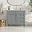 Armoire de rangement de salle de bain avec 2 tiroirs-1132044877