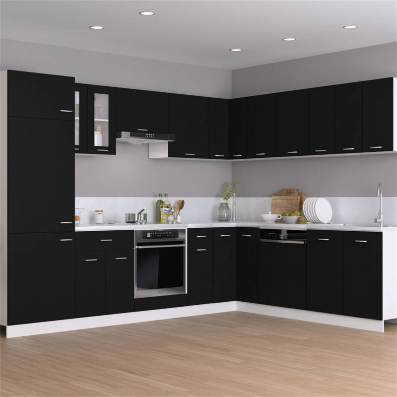 Sink Base Cabinet 80X46x81.5 Cm, Black