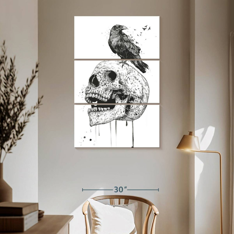 Hitzel New Skull, 65" H x 42" W