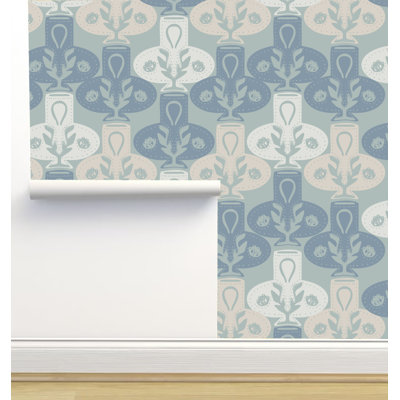 Rouleau de papier peint auto-adhésif texture L 6 pi x l 24 po Monor Designs