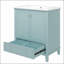 Meuble-lavabo de 30 pouces avec lavabo, armoire de rangement multifonctionnelle, cadre solide et panneau de fibres à densité moyenne, idéal pour les salles de bain modernes-305070647