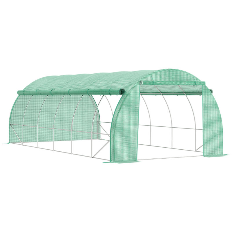 19.4 Ft W x 9.10 Ft D Hobby Greenhouse