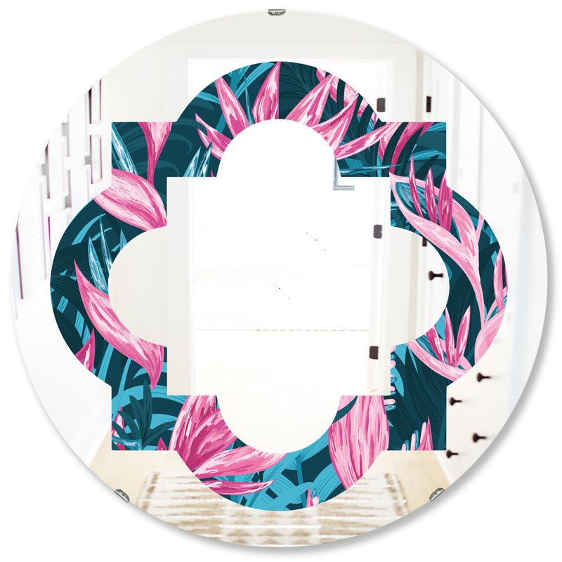 Miroir mural sans cadre Quatrefoil, H 31,5 po x l po