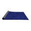 Tapis bleu tissé à la machine-1387108371