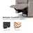 Spinelli Chenille Power Swivel Glider Recliner-1006726736