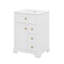 Meuble-lavabo 24 po avec lavabo, tiroirs et armoire avec support de rangement à 2 niveaux, porte à fermeture douce et tiroirs-1655656815