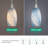 Arafaat 1 - Light Single Teardrop Pendant