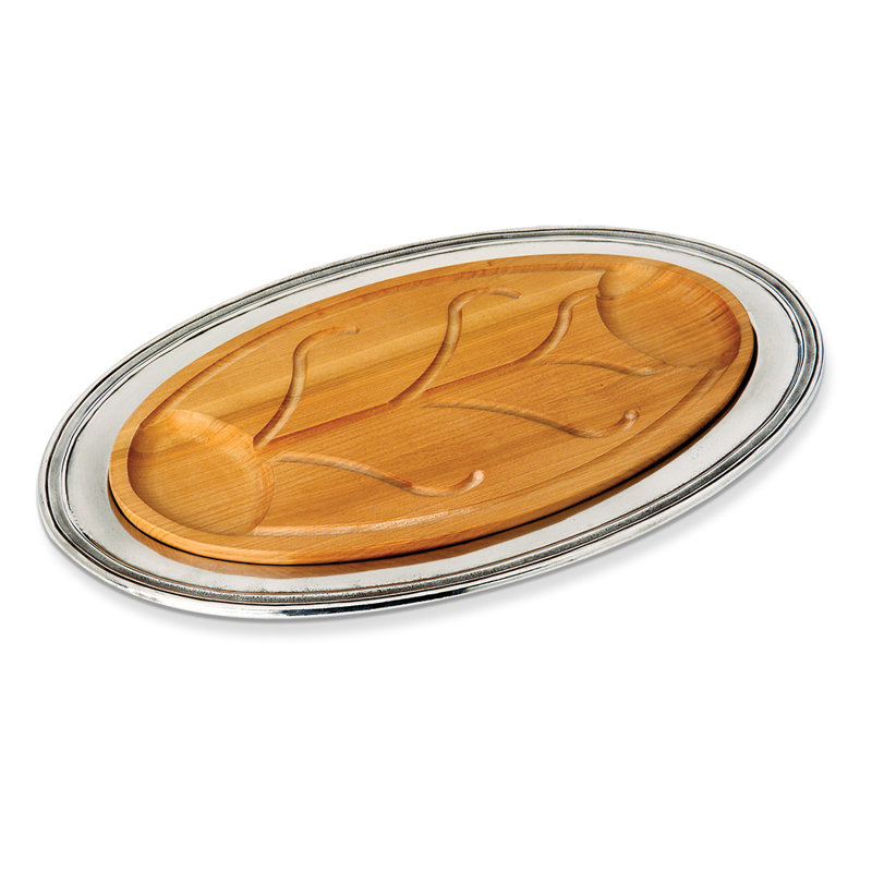 Oval Carving Platter with Insert