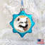 3'' Glass Holiday Shaped Ornament