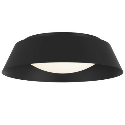 Plafonnier encastré 15 po à DEL noir