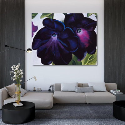 Pétunias noirs et mauves