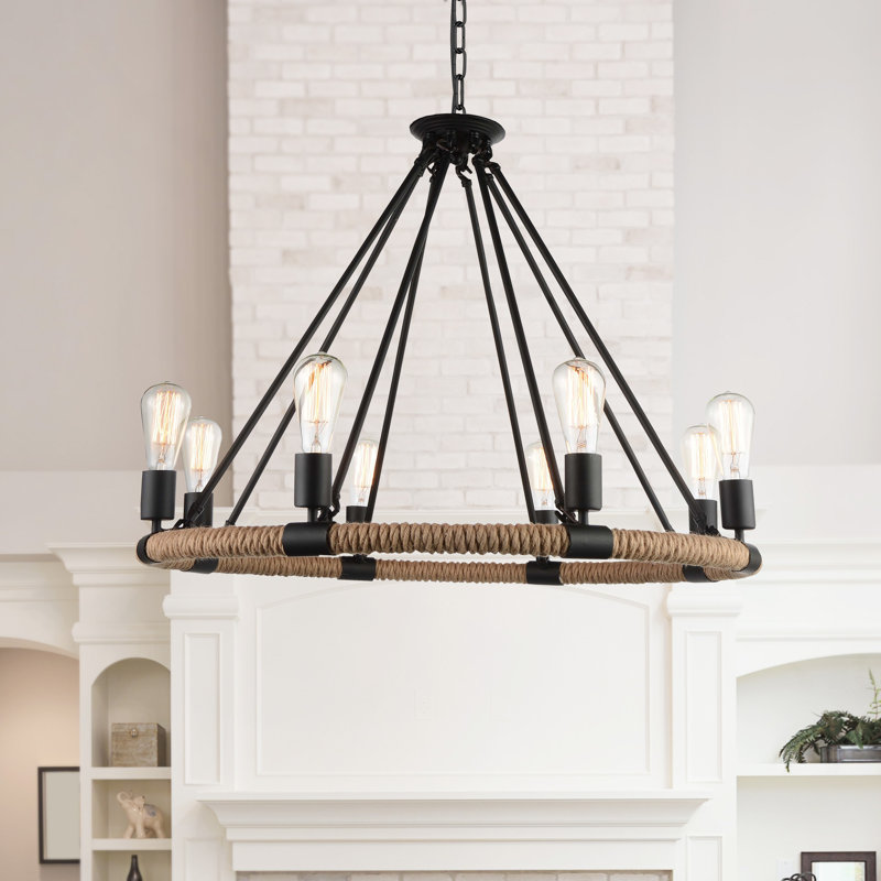 Dermott 8 - Light Dimmable Empire Chandelier