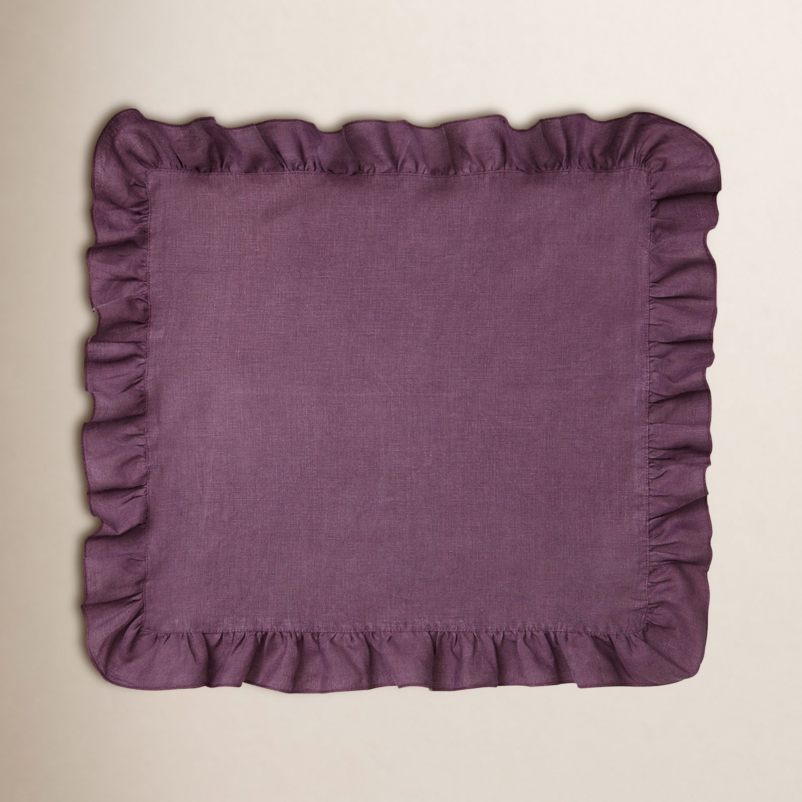 Lucca Napkins Baby Blue, Eggplant