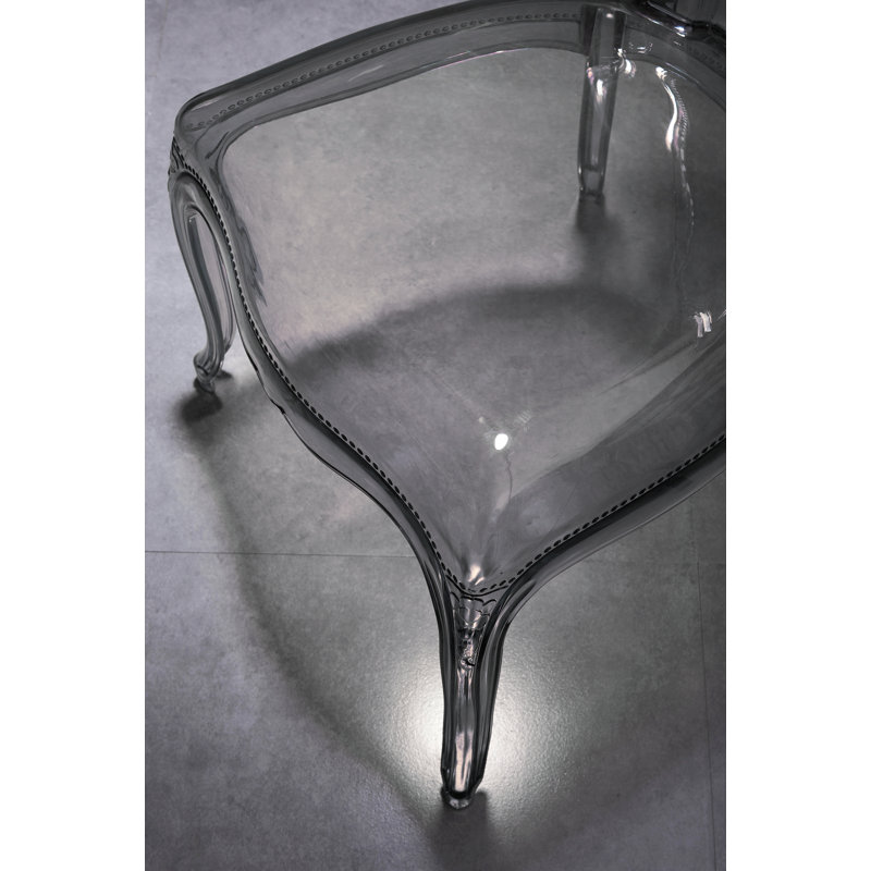 Chaise d'appoint Kennady en transparent