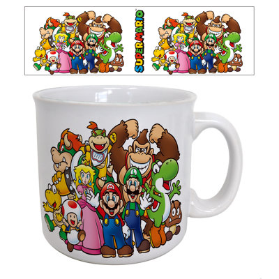 Super Mario - Lineup 20oz. Camper Mug