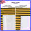 Rideaux de fenêtre à rayures noires et jaunes, motif transparent - 1 panneau-72630910-72630911
