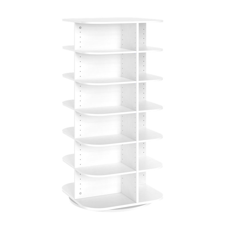 Rotating Adjustable 20-shelf Shoe Organizer Tower