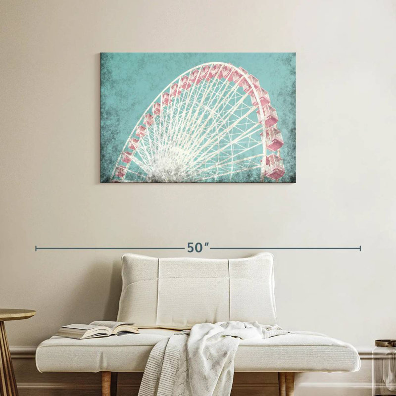 Grande roue corail Kerner, H 24 po x l 36 po