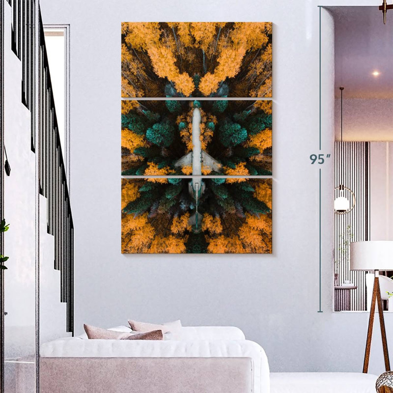 Mehar Eldredge Forest Airplane, 74" H x 48" W