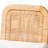 Bilol 31.5'' Rattan and Mahogany Wood Stool