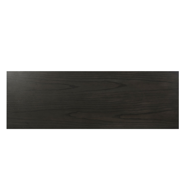 Theodore European Ash Ardoise Finish Rectangular Console Table