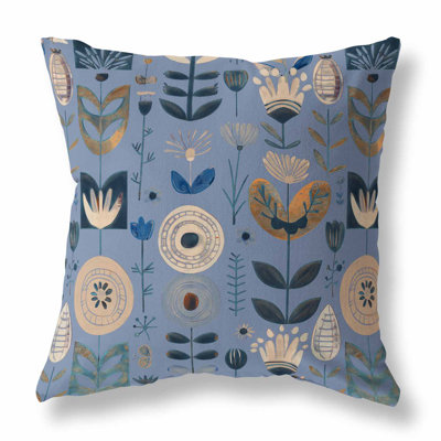 Baltic Blossoms Indoor/Outdoor Pillow