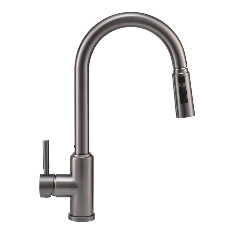 Living And Home Pull Down Kitchen Faucet, Copper