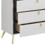 Commode blanche à 5 tiroirs de 31,6 po Madill