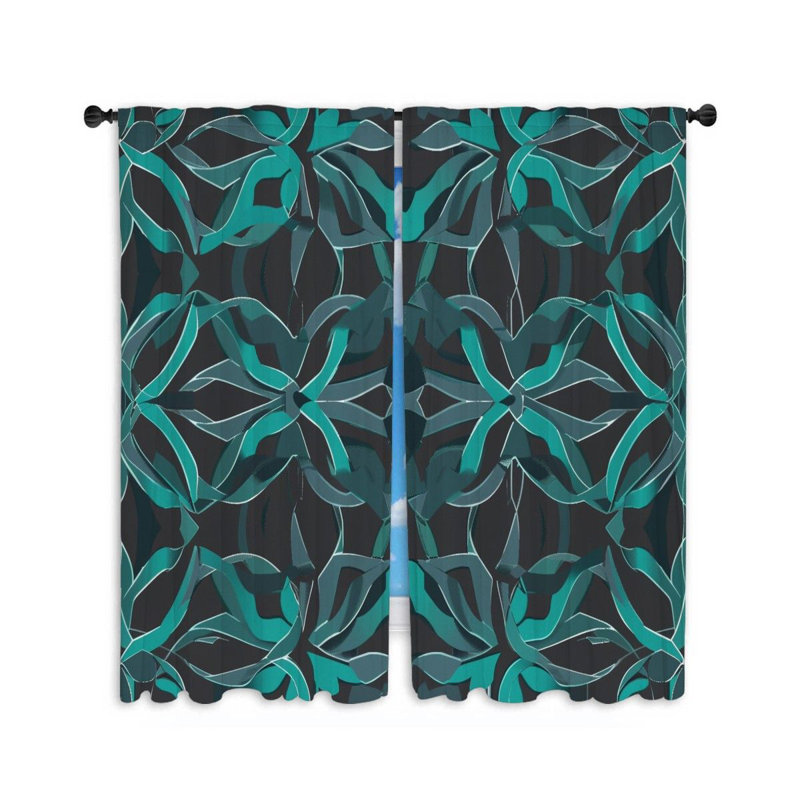 Paire de rideaux obscurcissant en polyester Montagu, L 56 po x L 80 po