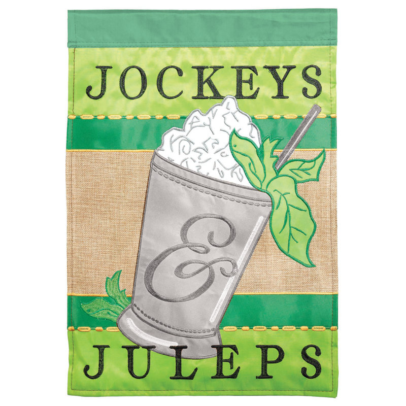 Double Sided 18 in. H x 13 in. W Polyester Garden flag