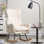 Chaise berçante moderne avec dossier haut